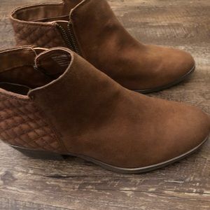 Brown booties